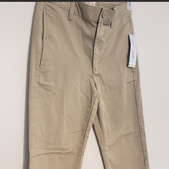 Cat & Jack Girls Stretch Uniform Straight Fit Pant - Picture 1 of 5